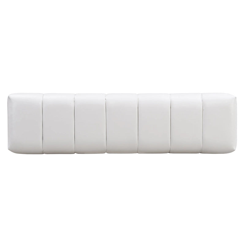 64" Upholstered Bench, No Assembly Required