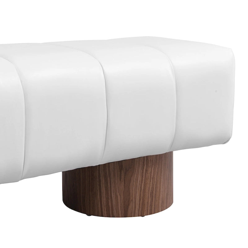 64" Upholstered Bench, No Assembly Required