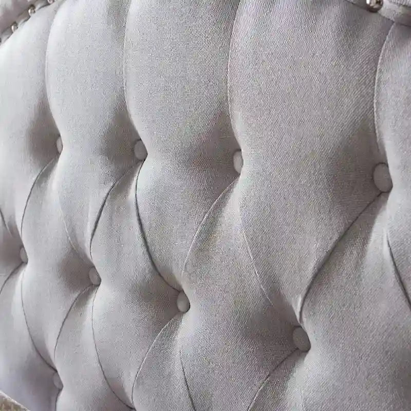 Traditional King Upholstered Bed Frame