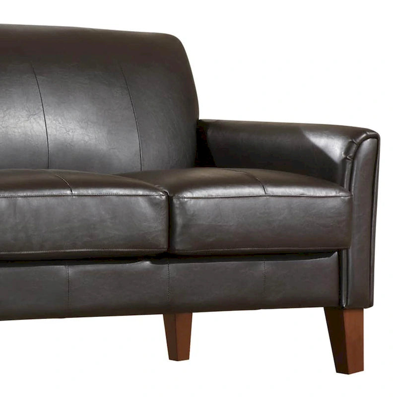 Transitional Sofa with Flared Arms & Removable Cushions