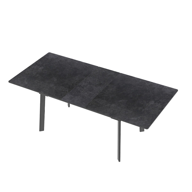 Extendable Sintered Stone Dining Table, Seats 4–6