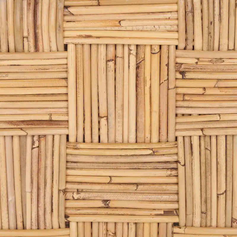 Rattan Woven Console Table