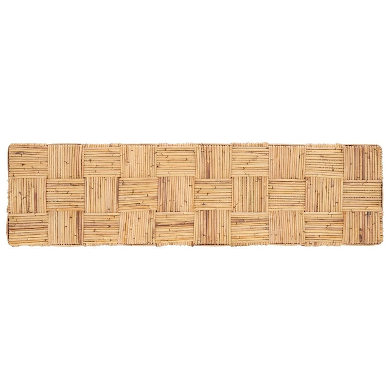 Rattan Woven Console Table