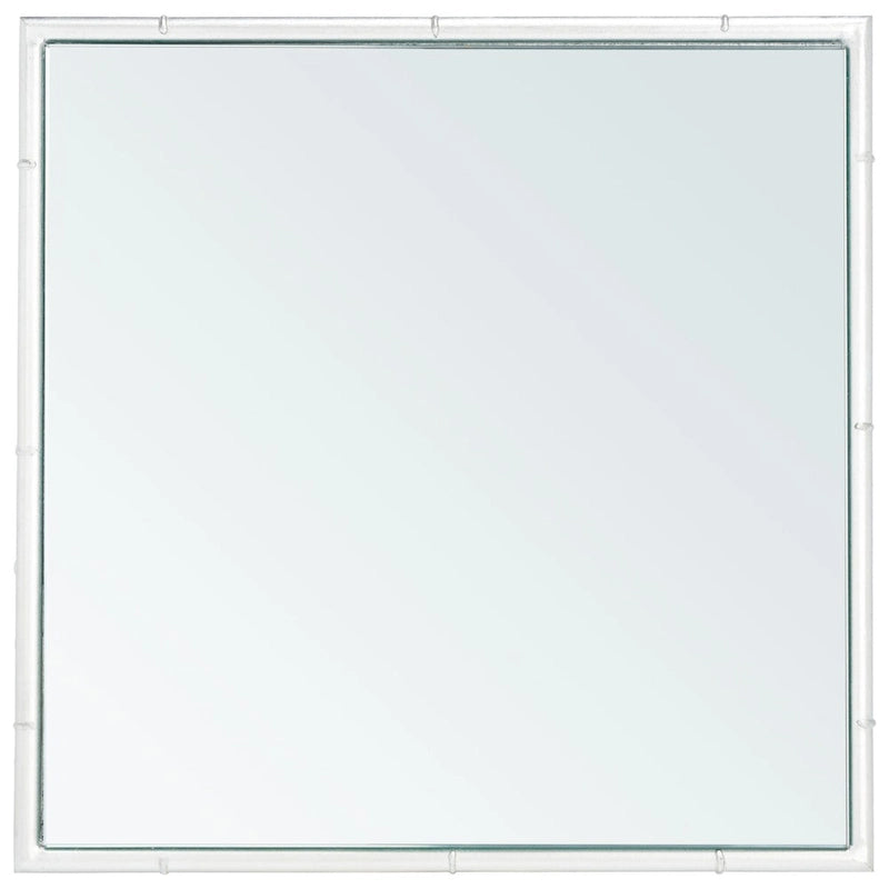 Silver Mirror Top Accent Table