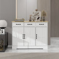 Farmhouse Sideboard Buffet Cabinet with 3 Drawers & 3 Doors