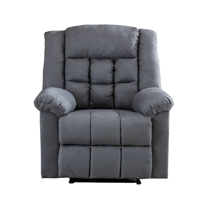 Classic Padded Manual Rocker Recliner Chair
