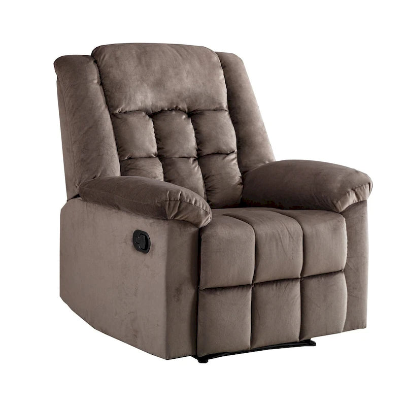 Classic Padded Manual Rocker Recliner Chair