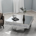 Diamond Mirror Triple Coffee Table