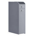 Slim Bathroom Storage Cabinet with Rolling Drawers