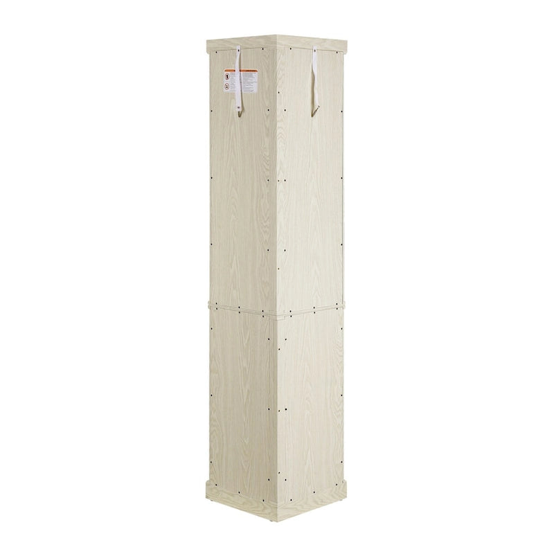 Lighted Corner Curio Cabinet with Glass Doors & Adjustable Shelves